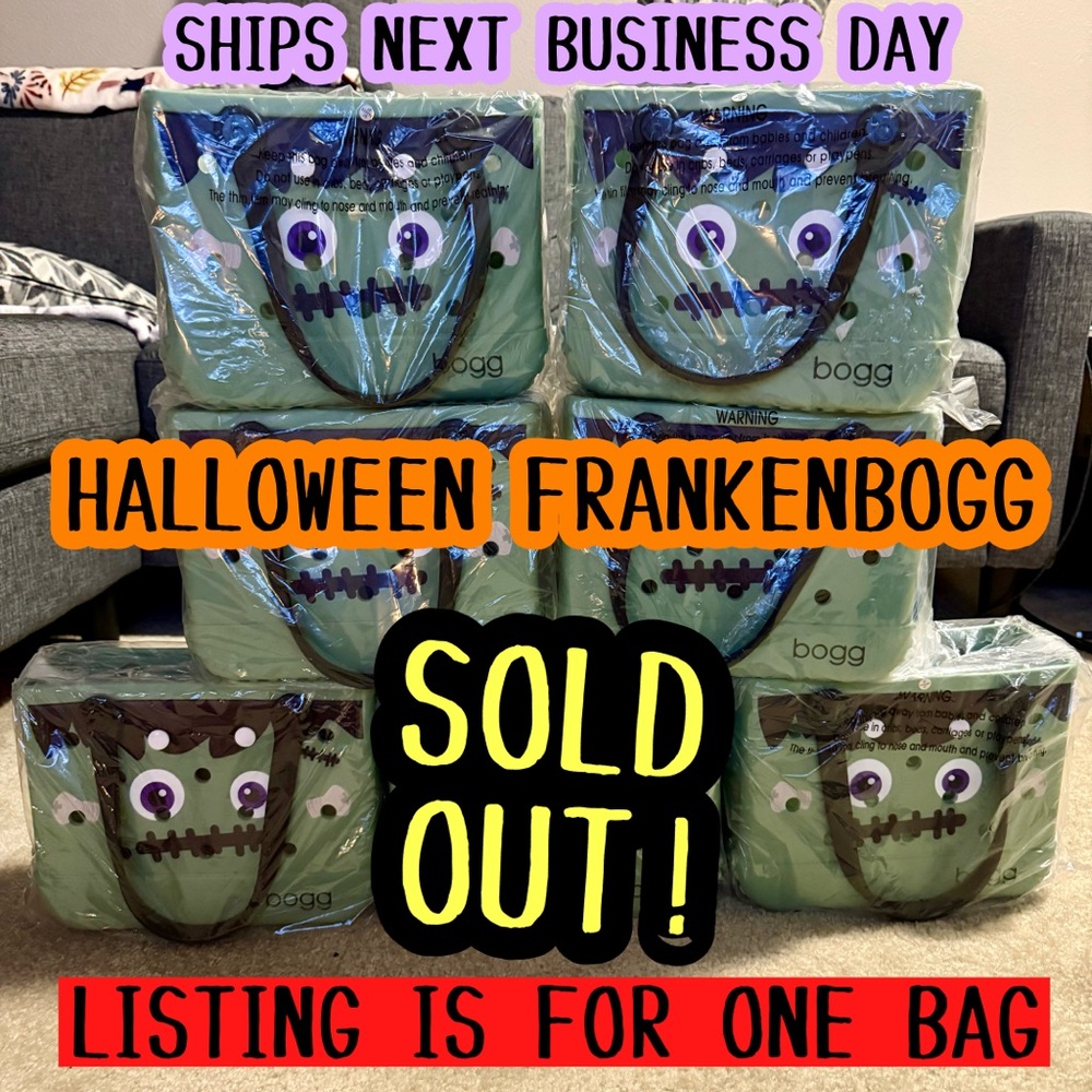 BOGG BAG Bitty Frankenbogg HALLOWEEN